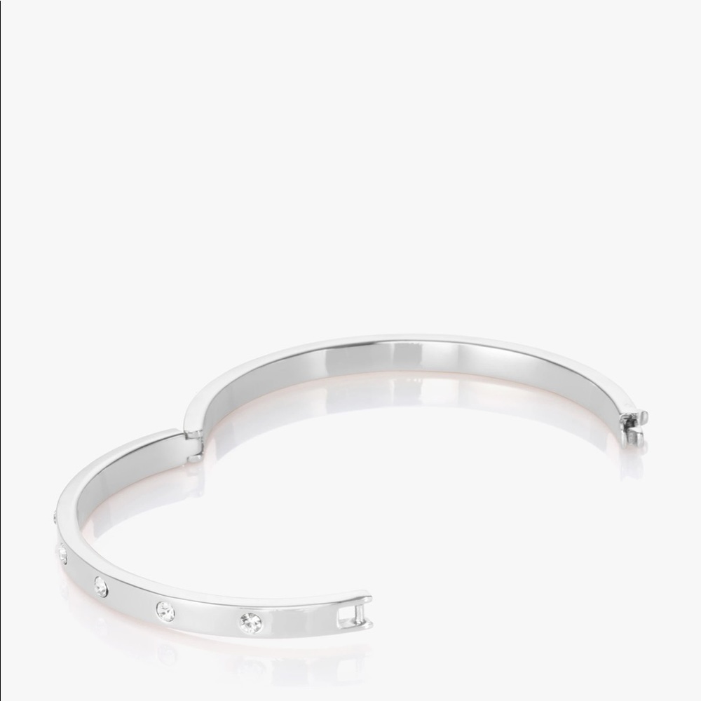 set in stone hinged bangle - Picture 2 of 6